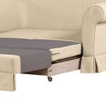 Canapé convertible Campagne (2 places) Tissu - Beige