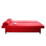 Canapé convertible Canto Microfibre rouge