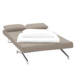 Schlafsofa Cardini Due Webstoff Stoff Zahira: Beige-Grau