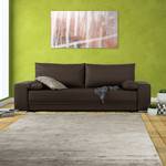 Sofa City Lounge (mit Schlaffunktion) Kunstleder Taupe