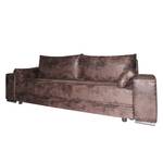 Canapé convertible African Lounge Microfibre marron