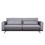 Schlafsofa Copperfield I Webstoff Webstoff - Stoff Olessa: Silber-Schwarz