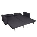 Schlafsofa Copperfield I Webstoff Webstoff - Stoff Parsa: Grau-Schwarz