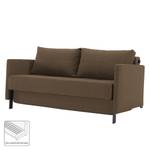 Schlafsofa Cubed 140 I Webstoff Stoff Coastal: Slate Brown