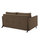 Schlafsofa Cubed 140 I Webstoff Stoff Coastal: Slate Brown