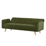 Canapé convertible Daru I Velours vert - Velours Niks: Avocat