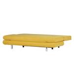 Canapé convertible Dina Tissu jaune