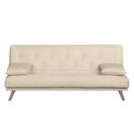 Schlafsofa Emerton Baumwollstoff Beige