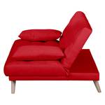 Schlafsofa Emerton Baumwollstoff Rot