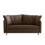 Schlafsofa Florenz Echtleder Echtleder - Espresso - Breite: 200 cm