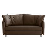 Schlafsofa Florenz Echtleder Echtleder - Espresso - Breite: 200 cm