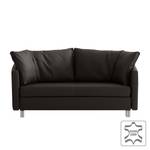 Schlafsofa Florenz Echtleder Kaffeebraun - Breite: 200 cm