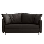 Schlafsofa Florenz Echtleder Kaffeebraun - Breite: 200 cm