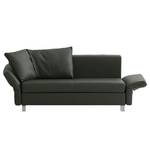 Schlafsofa Florenz Echtleder Tannengrün - Breite: 200 cm