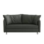 Schlafsofa Florenz Echtleder Tannengrün - Breite: 200 cm