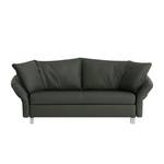 Schlafsofa Florenz Echtleder Tannengrün - Breite: 200 cm