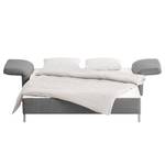 Schlafsofa Florenz Webstoff Webstoff - Grau - Breite: 176 cm