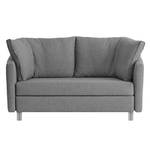 Schlafsofa Florenz Webstoff Grau - Breite: 176 cm