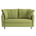 Divano letto Firenze Tessuto - Verde - Larghezza: 176 cm