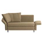 Schlafsofa Florenz Webstoff Hellbraun - Breite: 156 cm