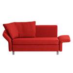 Slaapbank Florenz geweven stof - Rood - Breedte: 176 cm