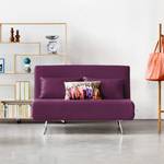 Schlafsofa Frizzo Webstoff Webstoff - Stoff Zahira: Aubergine