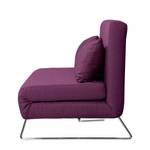 Schlafsofa Frizzo Webstoff Webstoff - Stoff Zahira: Aubergine