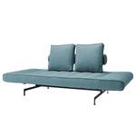 Schlafsofa Ghia Laser Legs Webstoff Stoff Mixed Dance: Light Blue