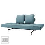 Schlafsofa Ghia Laser Legs Webstoff Stoff Mixed Dance: Light Blue