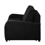 Schlafsofa Glan Microfaser Schwarz