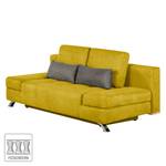 Canapé convertible Gräben Tissu Jaune