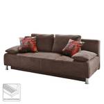 Canapé convertible Guam Microfibre - Marron