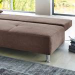 Canapé convertible Guam Microfibre - Marron