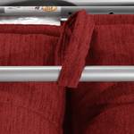 Canapé convertible Henning I Tissu Tissu Kiara : Rouge