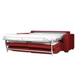 Canapé convertible Henning II Tissu Tissu Kiara : Rouge