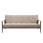 Schlafsofa Henry Webstoff Stoff Zahira: Beige-Grau