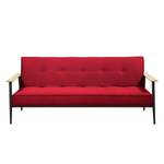 Schlafsofa Henry Webstoff Stoff Zahira: Rot