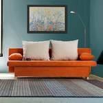 Schlafsofa Homely I Microfaser Orange