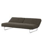 Schlafsofa Kimbe Webstoff Braun