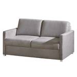 Schlafsofa Knock Webstoff - Platin