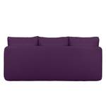 Canapé convertible La Vernia Tissu - Violet foncé