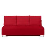 Schlafsofa La Vernia Webstoff Rot