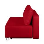 Schlafsofa La Vernia Webstoff Rot