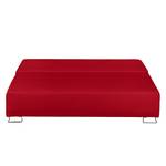 Canapé convertible La Vernia Tissu - Rouge