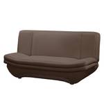 Schlafsofa Lapley Webstoff Braun - Textil - 198 x 99 x 95 cm