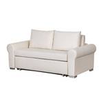 Canapé convertible Latina IV Tissu en coton - Crème - Largeur : 165 cm