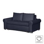 Schlafsofa Latina IV Baumwollstoff Dunkelblau - Breite: 165 cm