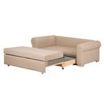 Schlafsofa LATINA Basic Country Webstoff - Webstoff Mueni / Webstoff Logan: Beige / Webstoff Braun kariert - Breite: 205 cm