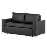 Schlafsofa LATINA Basic Kunstleder - Kunstleder Koda: Schwarz - Breite: 153 cm