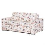 Schlafsofa Latina VIII Webstoff Beige / Braun - Breite: 170 cm